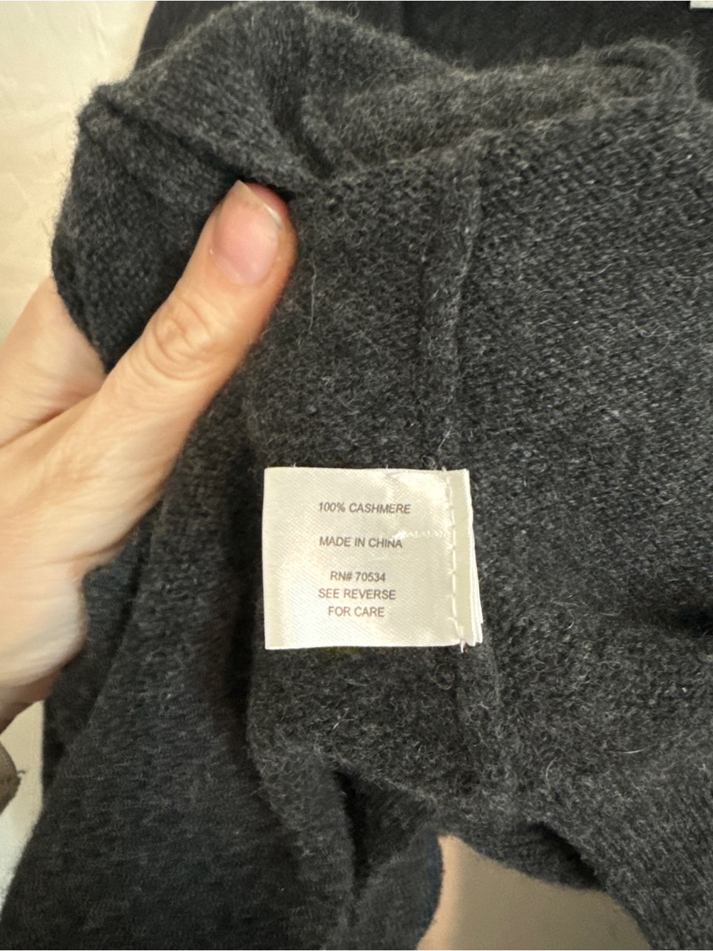 Orvis 100% Cashmere Cardigan Sweater - Picture 5 of 6